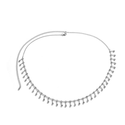 Siren Tassel Waist Chain (Silver)