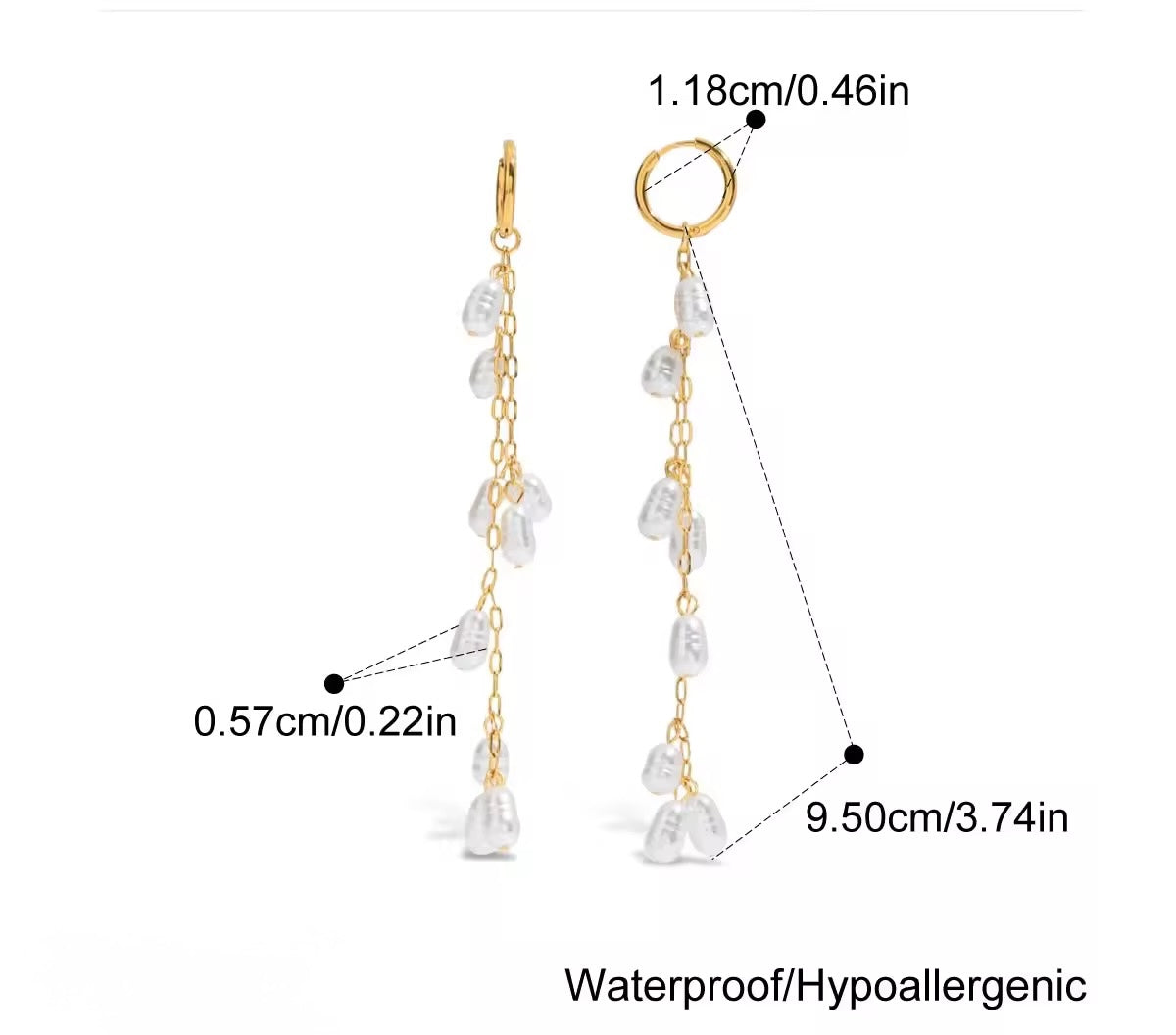 Pearl Chain Dangles