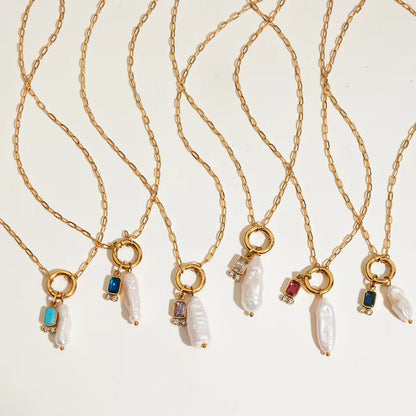 Pearl Pop Charms Necklace