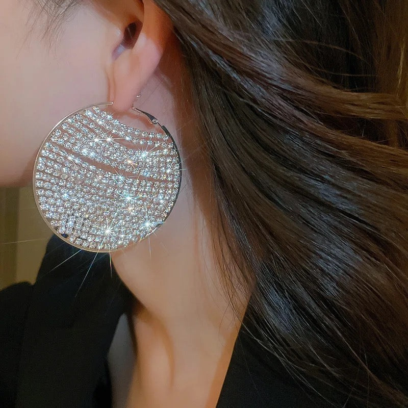 The Diamante Hoops