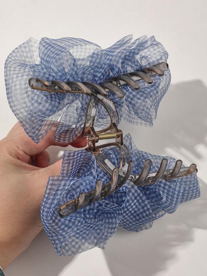 Organza Cloud Ruffle Hair Claw