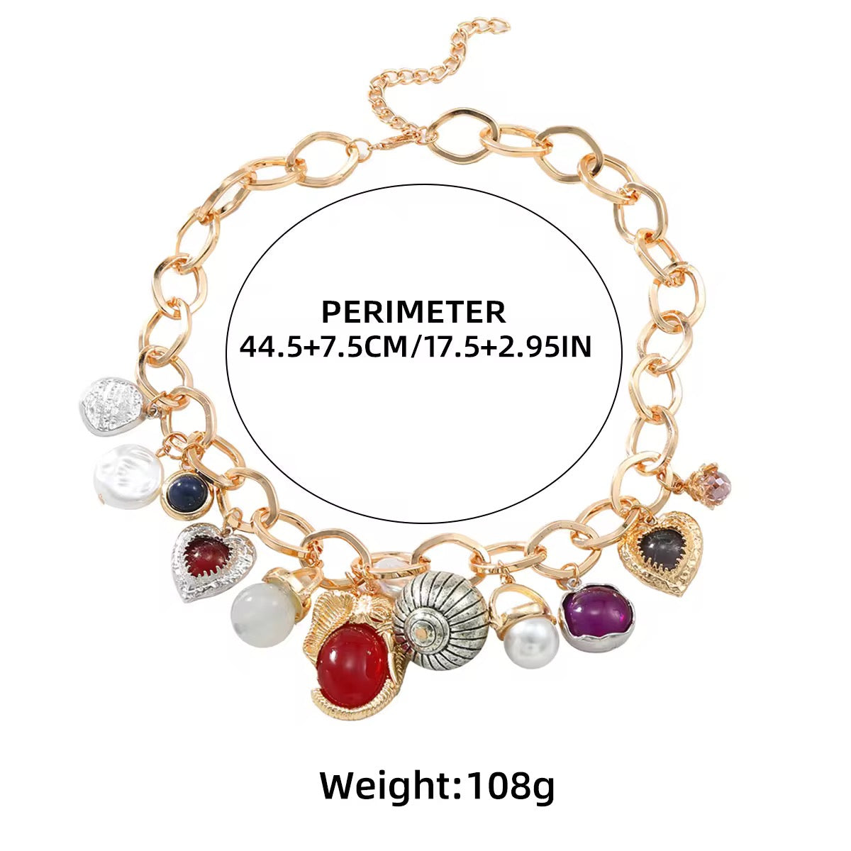 EDIN ROSE - Stone Chic Neck Wrap