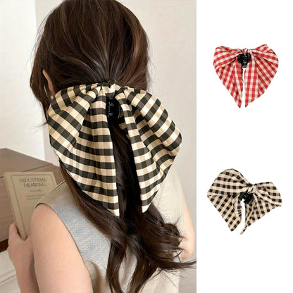 Checkered Bow Claw (Set of 2)