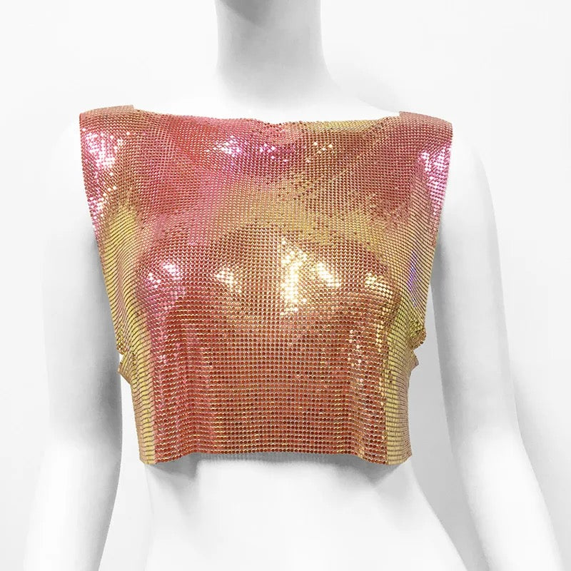 Metal Tank Top (Body Jewelry Top)