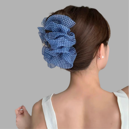 Organza Cloud Ruffle Hair Claw