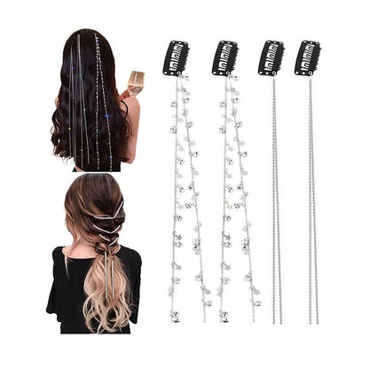 Rhinestone Hair Chain Clip