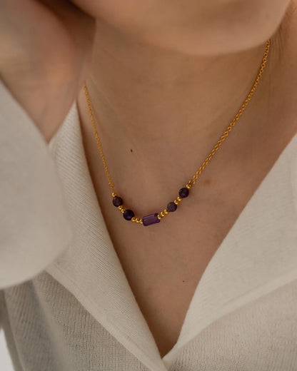 My Purple Bohemia Neckpiece