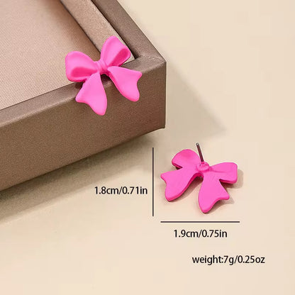 Barbie Bow Studs