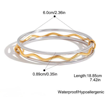 Trio Wave Bracelet