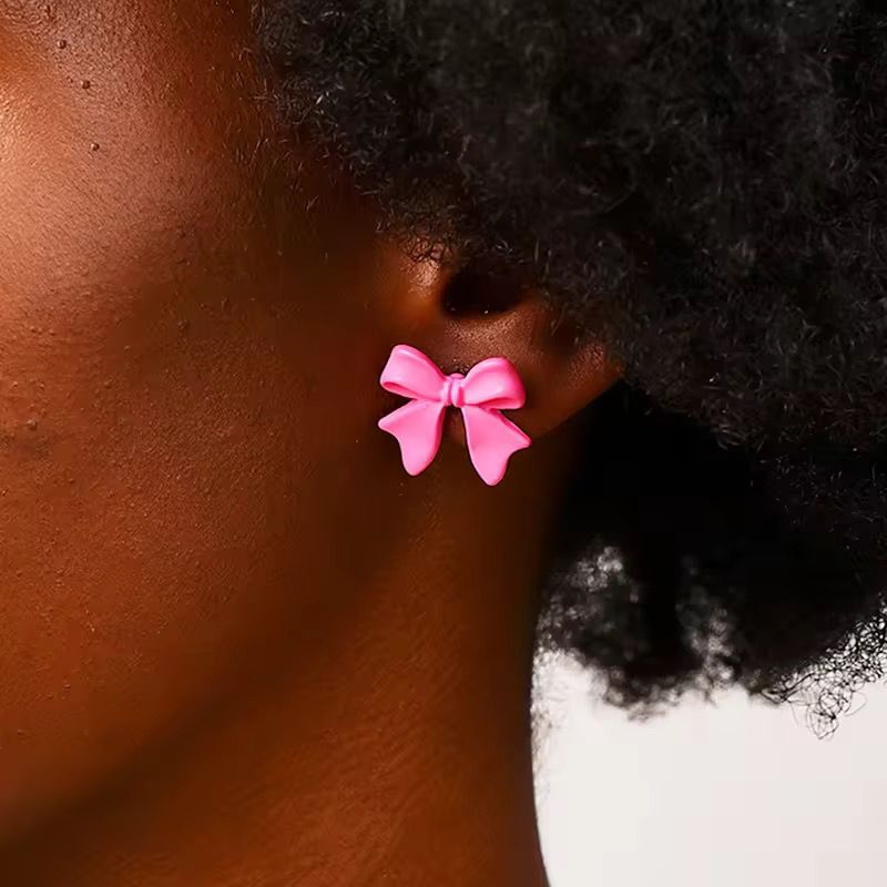 Barbie Bow Studs