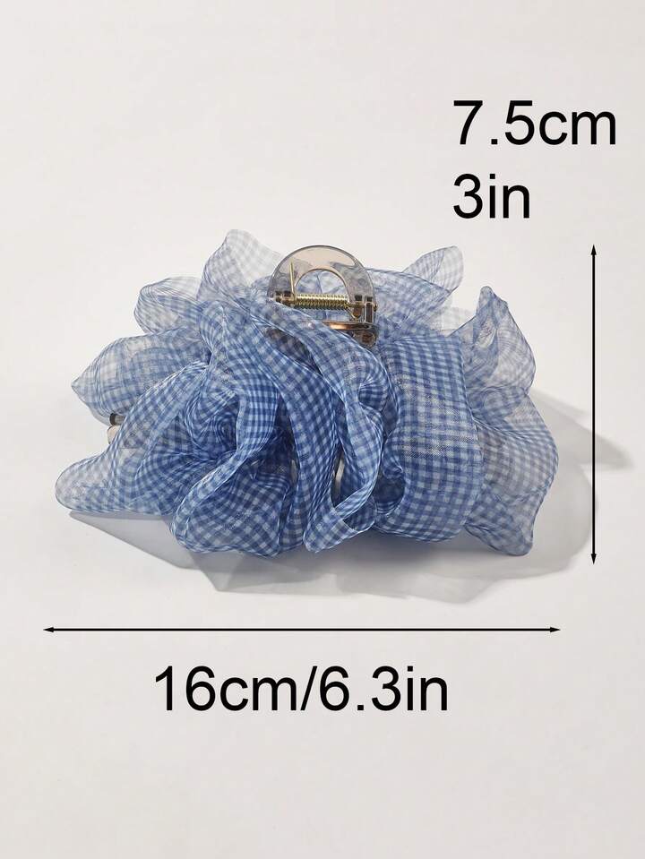 Organza Cloud Ruffle Hair Claw
