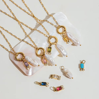 Pearl Pop Charms Necklace