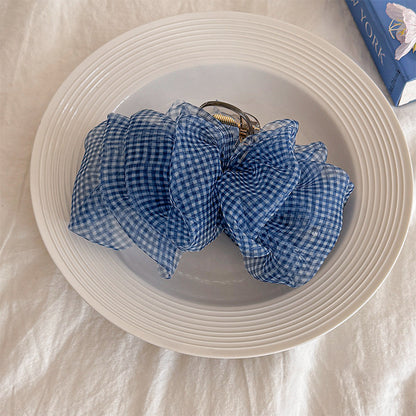 Organza Cloud Ruffle Hair Claw