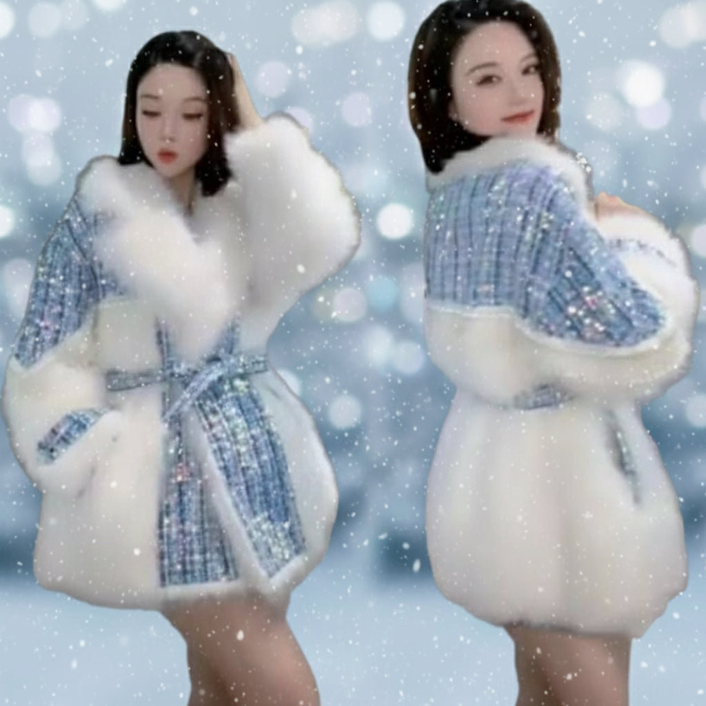 Fur Bling Luxe Coat
