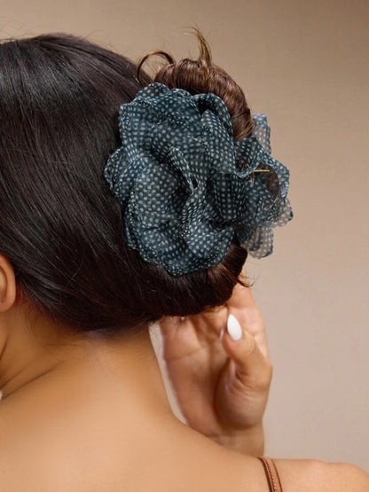 Polka Bloom Hair Claw Clutchers (Set of 2)