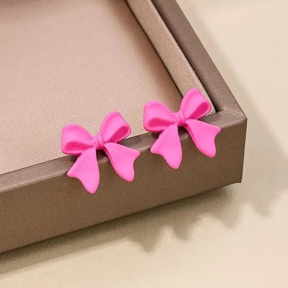 Barbie Bow Studs