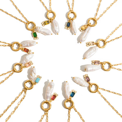 Pearl Pop Charms Necklace