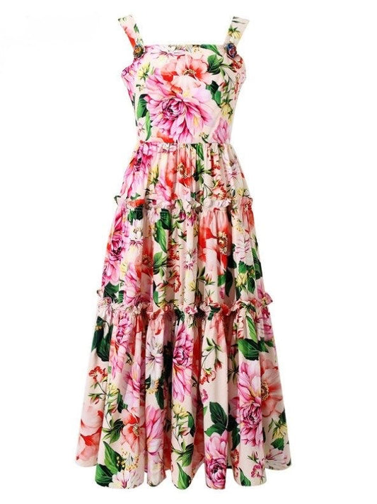 My Floral Dress (Pink Base)