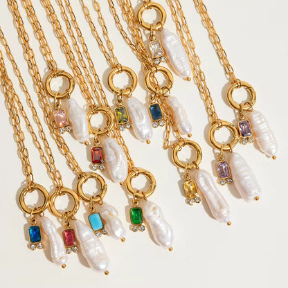 Pearl Pop Charms Necklace