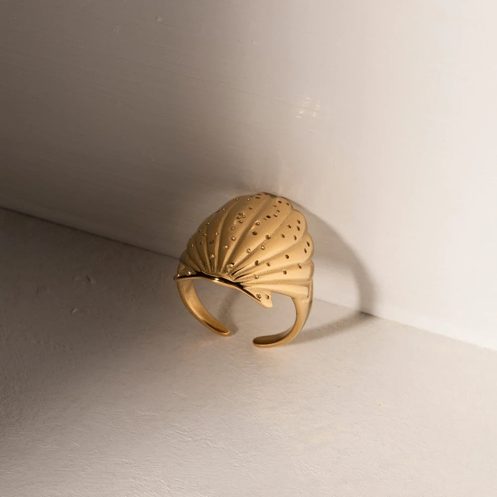 My Golden Sea Shell Ring