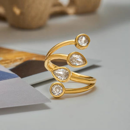 Teardrop Trail Ring