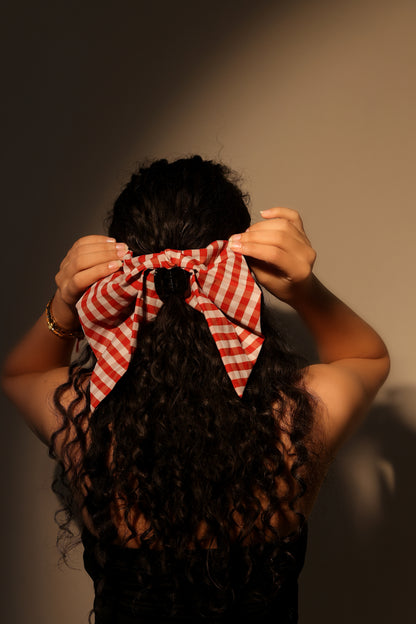 Checkered Bow Claw (Set of 2)