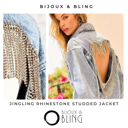 Rhinestone Denim Jacket