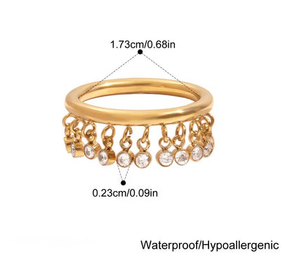 Bling Drops Ring