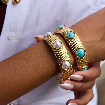Bold Pearl Luxe Cuff