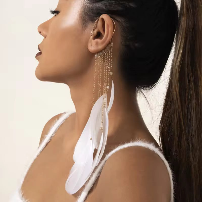 Feathered Dream (Single Ear Cuff)