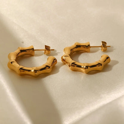 My Bamboo Earrings (Medium Shaped)