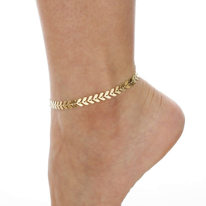 My Leafy Anklet