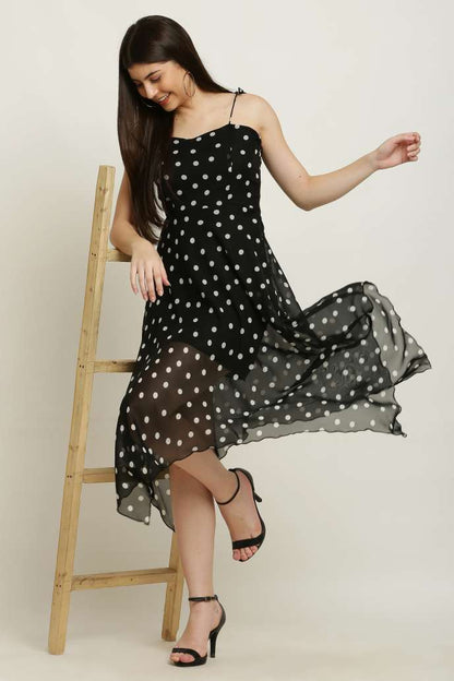 Asymmetrical Fit & Flare Dress bijouxblingstore Asymmetrical Fit & Flare Dress bijouxblingstore