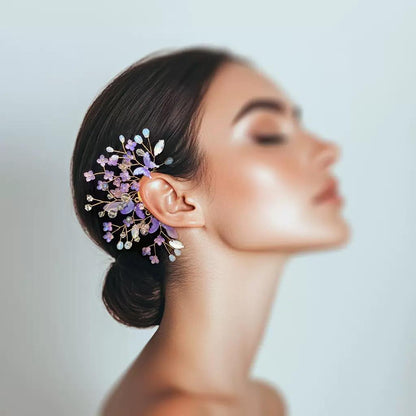 Violet Whisper Ear Cuff