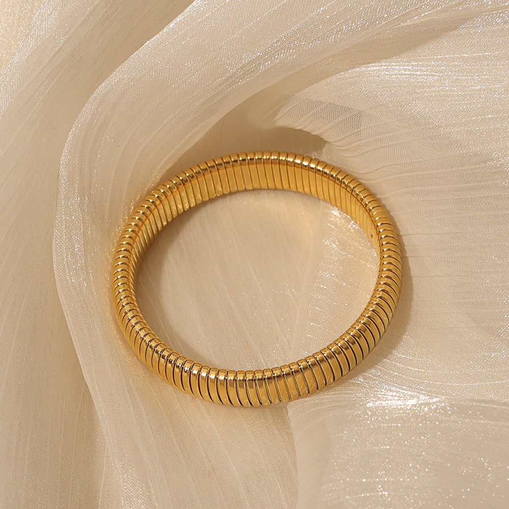 Punk Spiral Wrap Bracelet Band
