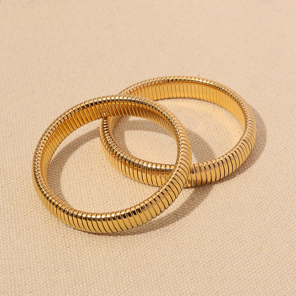 Punk Spiral Wrap Bracelet Band